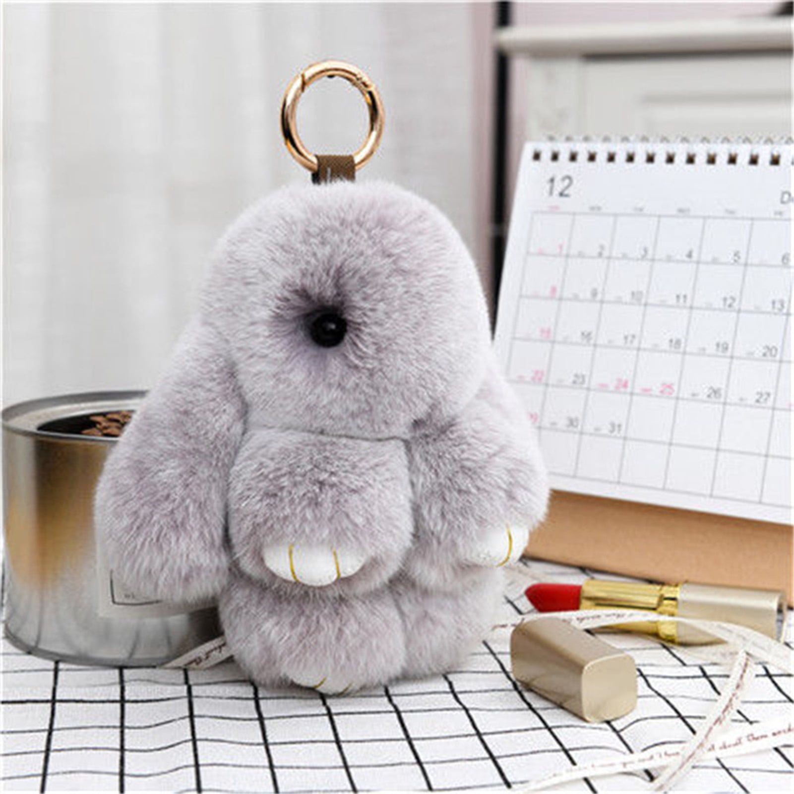 ApolloBox Rag Doll Bunny Keychain - B