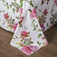 thumbnail image 5 of DaDa Bedding Romantic Roses Lovely Spring Pink Floral Garden Flat Bed Sheet Only w/ Pillow Cases (JHW879-Flat), 5 of 9