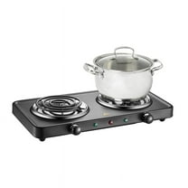 Salton Portable Cooktop Double - Black