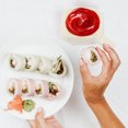 thumbnail image 2 of Seasoning Plate Small Seasoning Dish Convenient Sauce Plate Dipping Plate, 2 of 9