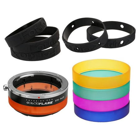 UPC: 0847372043712 | Fotodiox ArtFX-ClrFlr-EOS-SnyE Lens Adapter for Canon Sony Alpha E-Mount Mirrorless Camera Body