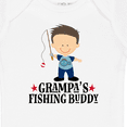 thumbnail image 4 of Inktastic Grampa Fishing Buddy Boys Boys Baby Bodysuit, 4 of 5