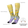 thumbnail image 4 of Balery Flowers And Butterflies Printed Novelty Socks Men's Women's Crew Socks Sports Socks Knee High Socks Cotton Socks Quirky and Cool Socks, 4 of 9