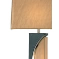 thumbnail image 2 of NOVA of California Half Moon Floor Lamp with Nightlight - Dark Brown, Etruscan Gold Linen Shade, 2 of 8