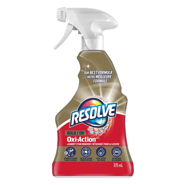 Resolve Gold Oxi-Action Laundry Stain Remover Trigger 375 mL