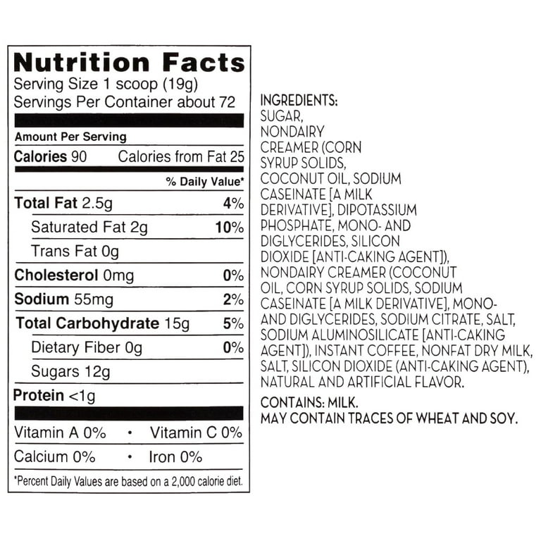 Daily Chef French Vanilla Cappuccino 48 oz. 72 Servings
