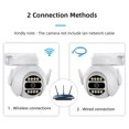 thumbnail image 3 of Cámara de seguridad ANGGREK WiFi ABS para patio interiores, 3 of 8