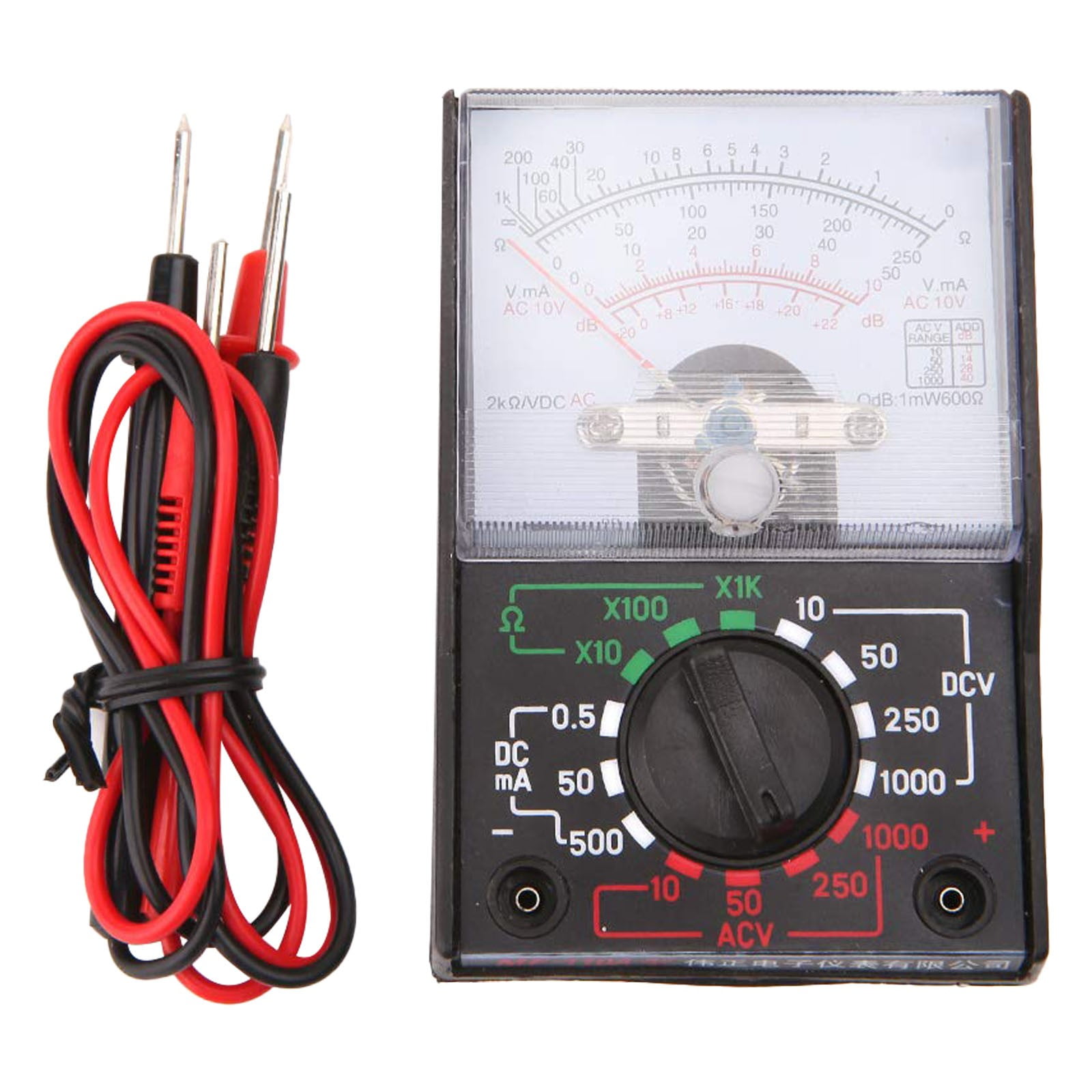 Clearance Measuring ruler under $8,Voltmeter Ammeter Resistance Meter Analog Multimeter Tool 250mA For / 010 50250 1000V For Teaching 2PC