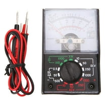 Christmas Analog Multimeter, Plastic Voltage Current Tester, Analog Multimeter Tool for Voltage Current Resistance, Teaching And Home Use, Black