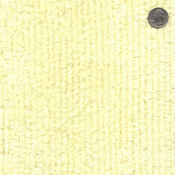 Cotton Terry Chenille Fabric by the Yard - Maize Yellow (TC-0512-596)