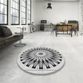 thumbnail image 4 of Ahgly Company Machine Washable Indoor Rectangle Transitional Platinum Gray Area Rugs, 2' x 3', 4 of 7