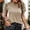 Khaki, variant on Graphic Tees for Women T-Shirts Women’s 2024 Tops with Lace Short Sleeve Casual Blouses for Summer Outfits Pink L