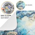 thumbnail image 2 of qxltty The Mermaid Plays Music Kitchen Drying Mat Extremely Absorbent Microfiber Dish Mats for Plates Cutlery Pots and Pans 16×18in, 2 of 8