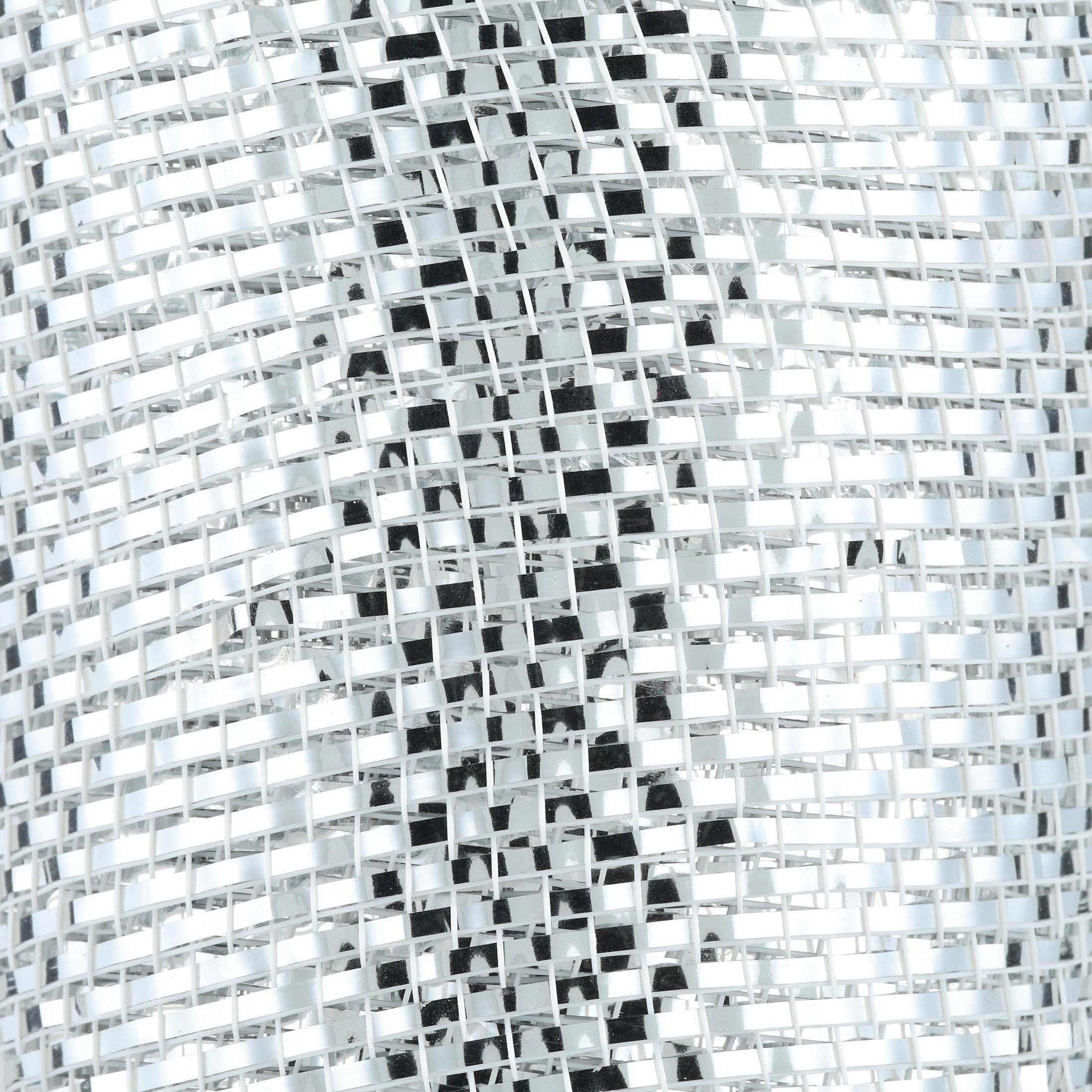 Silver Mesh Christmas Ribbon, 10.5" x 15', by Holiday Time