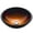 Mercury, variant on KRAUS Round Red Black and Gold Glass Vessel Bathroom Sink, 17 inch