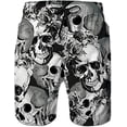 thumbnail image 1 of Casual Men's Swim Trunks Quick Dry Printed Beach Shorts Summer Beach Shorts with Mesh Lining, 1 of 3