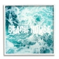 thumbnail image 4 of Stupell Industries Beach House Text Foamy Ocean Waves Aerial View Framed Wall Art, 24 x 24, Design by Daniel Sproul, 4 of 5