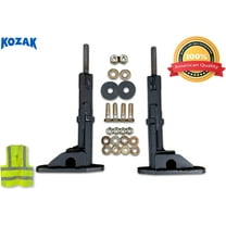 Mount Brackets Set for Herd GG-MTK-24 FL50 Front Bumper Deer Guard, Compatible with Freightliner Cascadia 2018 