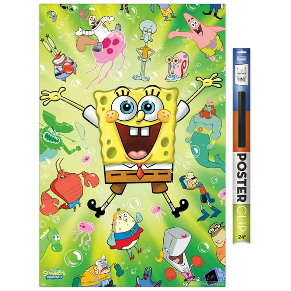 Nickelodeon SpongeBob Squarepants : Kamp Koral - Burst Wall Poster, 22.375" x 34"