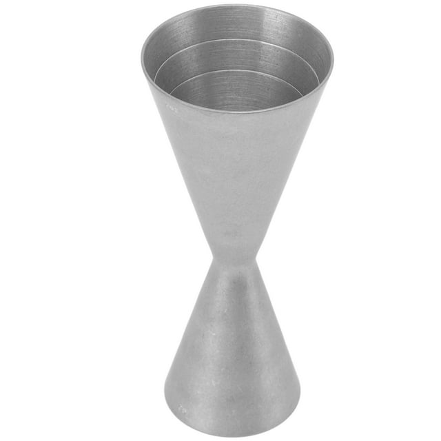 Jigger de cóctel de acero inoxidable integrado de doble disparo, taza medidora japonesa para cócteles para bar en casa