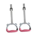 thumbnail image 1 of S SERENABLE Gymnastics Rings Exercise Home Stretching Fitness Equipment Indoor Gym Rings Gray Pink 1m, 1 of 6