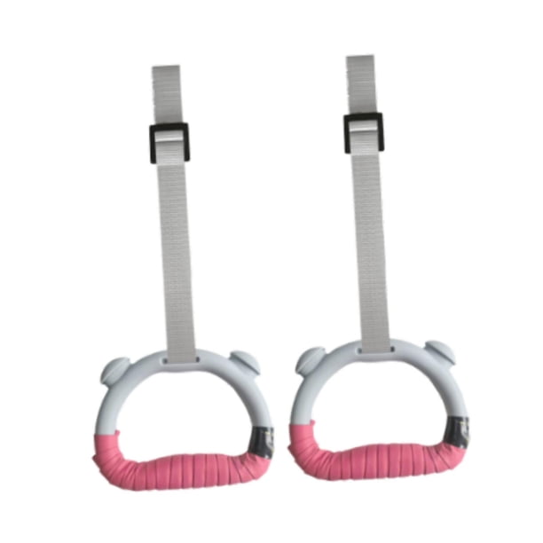 Anillos de gimnasia para estiramientos en interiores, equipo de fitness, ejercicio en casa, anti Gris Rosa 2m