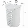 thumbnail image 5 of Sterilite Panier à Roues UltraTM 70 L - Blanc, 70 L, 5 of 5