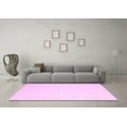 thumbnail image 3 of Ahgly Company Indoor Rectangle Solid Pink Modern Area Rugs, 5' x 8', 3 of 4