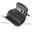 thumbnail image 2 of Topboutique 12 Pcs Hot Roller Clips Curler Claw Clips Plastic Hair Curler Claw Clips Heat Resistance Replacement Roller Clips for Women Girls Hair Section Styling,Black, 2 of 7