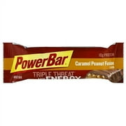 PowerBar Triple Threat Caramel Peanut Fusion Energy Bar, 55GM (Pack of 15)