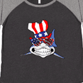 thumbnail image 4 of Inktastic 4th of July Patriot Shark Women's Plus Size T-Shirt, 4 of 5