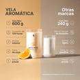 thumbnail image 2 of Vela De Soya Aromática B Life | 600 g | Aroma Naranja Con Vainilla | Duración 120 horas., 2 of 7