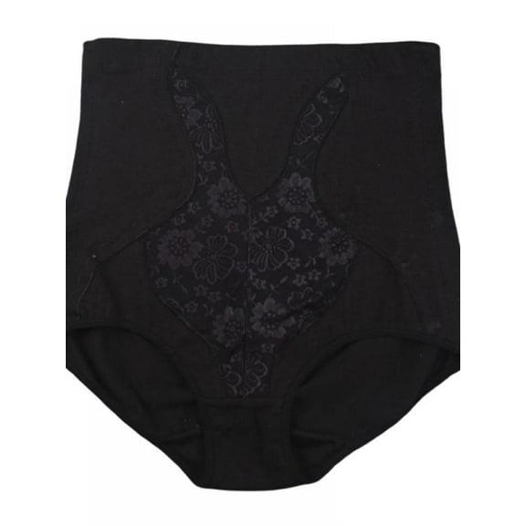 Women's Tummy Control Panty Floral Lace Body Shaper High Waist Seamless Briefs Butt Lifter Shapewear Slimming Panties Waist Trainer Plus Size