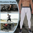 thumbnail image 6 of KIWI RATA Men's Compression Pant Athletic Tight Quick Drying Leggings Seamless Base Layer Bottom Sports Pant, 6 of 7