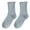 Blue, variant on opolski 1 Pair Women Socks Mid-tube Shirring Edge Japanese Style Solid Color High Elasticity Anti-slip Thin Soft Breathable Sweat-absorption Anti-shrink Sports Piled Socks White