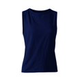 thumbnail image 5 of Workout Tank Tops Open Back Yoga Exercise Shirts Tie Back Athletic Clothes for Women Women's Casual Sleeveless Round Neck Tee Breathable Athletic Wear for Sports and Daily Comfort, Dark Blue L, 5 of 5