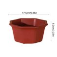 thumbnail image 3 of Shallow Succulent Plant Pots, Shallow Planter with Tray and Drainage Holes, Decorative Plastic Planters for Indoor and Outdoor Gardening, Succulent pots for Succulents Cactus and Herbs, 3 of 6