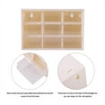 thumbnail image 4 of Portable Plastic 9 Lattice Mini Cabinets Drawer Jewelry Cosmetic Storage Box White, 4 of 5