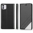 thumbnail image 2 of Black Infolio Wallet Case Credit Card Slot ID Cover, View Stand [with Wrist Strap Lanyard] for Apple iPhone 12 and iPhone 12 Pro (2020, 6.1" Model), 2 of 7