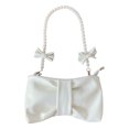 thumbnail image 4 of Bolso de mujer con lazo de perlas debajo del brazo para niña, bolso de hada fresco de verano, bolso cruzado de hombro de estilo coreano, 4 of 6
