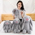 thumbnail image 3 of Jellycat, Jellycat Amuseables, Bunny Stuffed Animal, 11.02" Heart, Jellycat Soft & Cuddly, Huggable Rabbit Plush Toy Bunny Toys for Kids of All Ages, Great Gift for Christmas Valentine's Day, 3 of 6