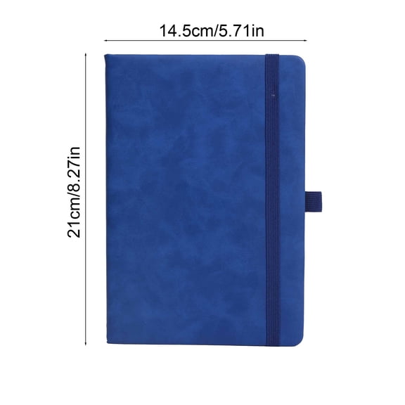 Rkxzt Paper Notebook,A5 Notebook 200 Pages College Ruled Hardcover Notepad with Inner Pocket Ribbon Bookmark Elastic Closure Multicolor,Home Office