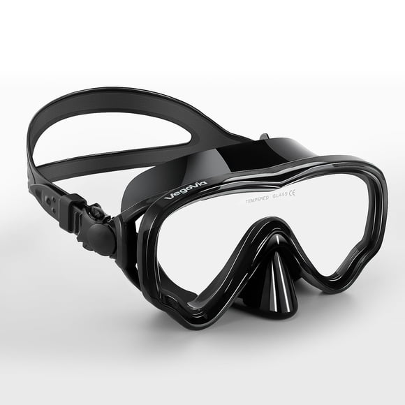 Máscara de buceo VeGovia para adultos, gafas de natación HD transparentes para la nariz