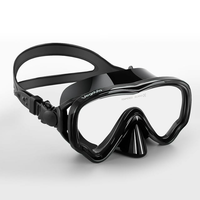 Máscara de buceo VeGovia para adultos, gafas de natación HD transparentes para la nariz