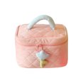thumbnail image 1 of Qarigey Bolsa de cosméticos de moda con flor de tulipán, bolsas de maquillaje de gran capacidad, organizador multifuncional, almacenamiento de viaje, Bolsas de maquillaje Rosa 25*16*15.5 cm Qarigey CE015337-01, 1 of 6