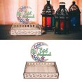 thumbnail image 1 of Ramadan Wooden Tray, Ramadan Dessert Tray Boxwood Muslim Style Design Reusable  for Home Decoration, 1 of 8