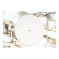 thumbnail image 2 of Ryvnso Placemats Set of 4 White Marble Dining Mats Heat-Resistant Non-Slip Washable Table Mat, 2 of 8