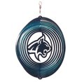 thumbnail image 1 of SWEN Products MONTANA STATE BOBCATS Circle Swirly Metal Wind Spinner, 1 of 1