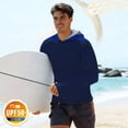 thumbnail image 2 of FAHUOMU Mens UPF 50+ Sun Hoodie Long Sleeve Fishing Shirt Loose Fit Swim Lightweight Qucik Dry Rash Guard SPF UV Hiking Shirts, 2 of 6