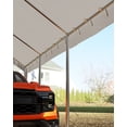 thumbnail image 5 of Ataucjin 13'x20' Heavy Duty Portable Garage, 1.0 mm Steel Poles & 180 g PE Waterproof Canopy, for Pickup Truck, and Boat, 5 of 7